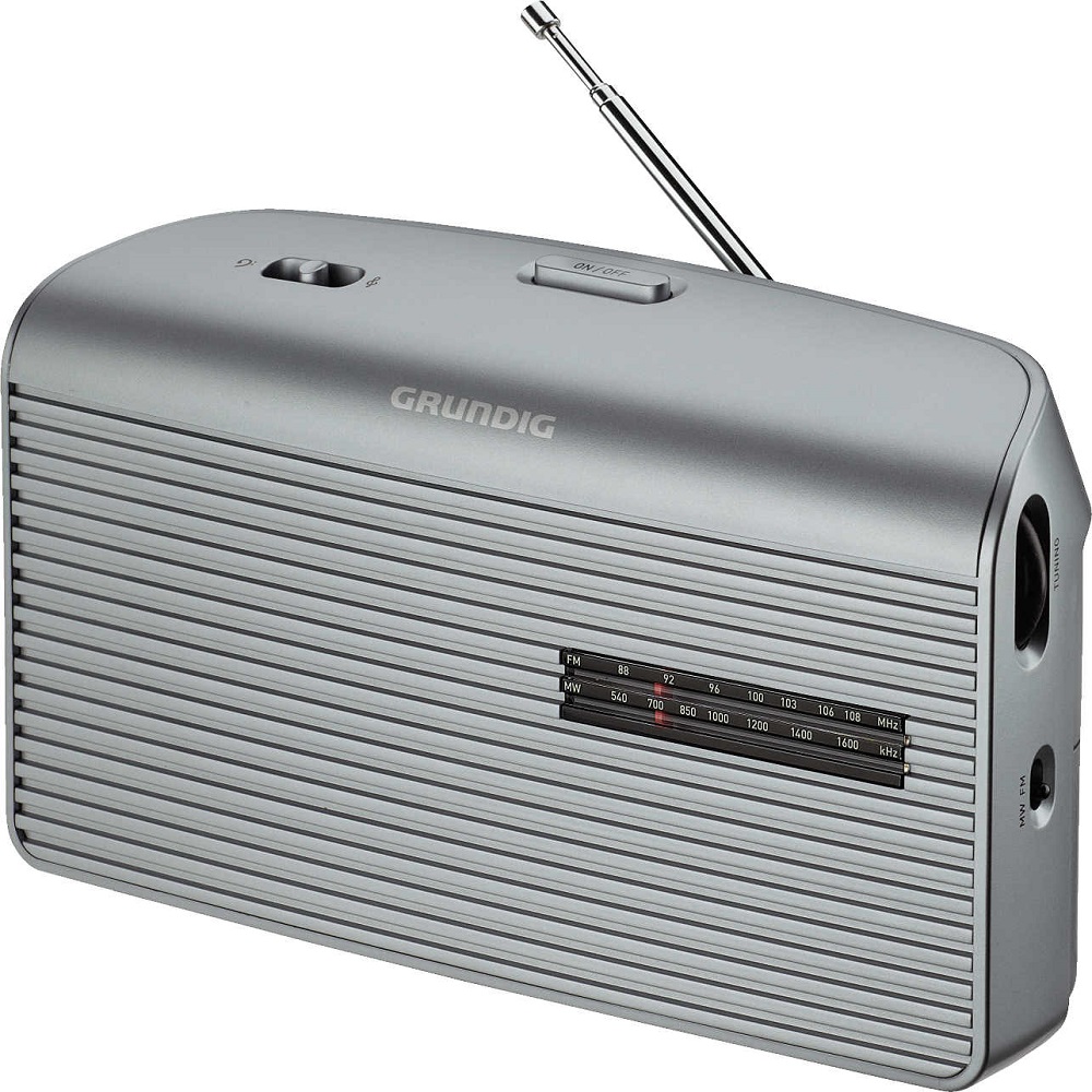 Radio portable Piles ou secteur GRUNDIG MUSIC60SILVER