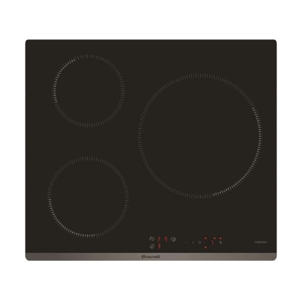 Plaque de cuisson induction 3 foyers 7200w 9 niveaux de puissance