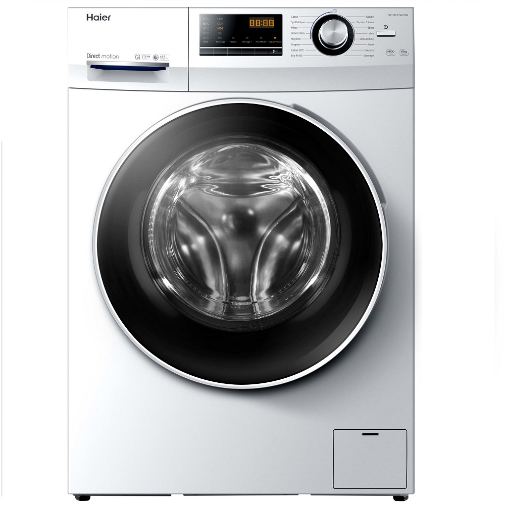 LAVE LINGE FRONTAL 10KG 1400TRS/MIN HAIER HW100B14636N