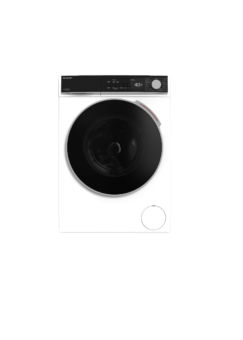 LAVE LINGE FRONTAL 12KG 1400TRS/MIN SHARP ESNFB214CWDA